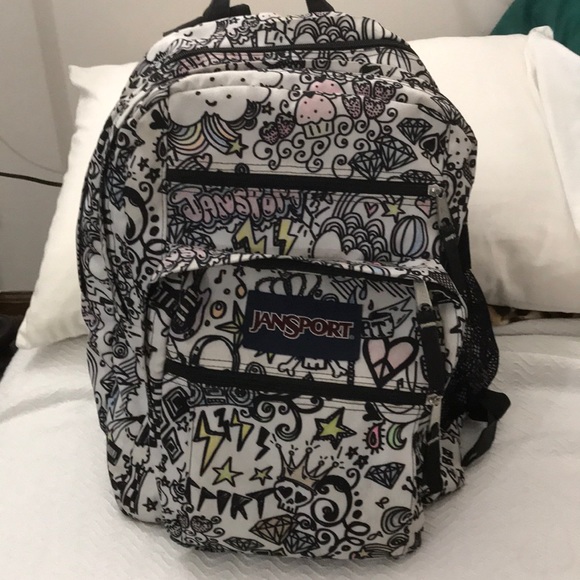 jansport graffiti backpack